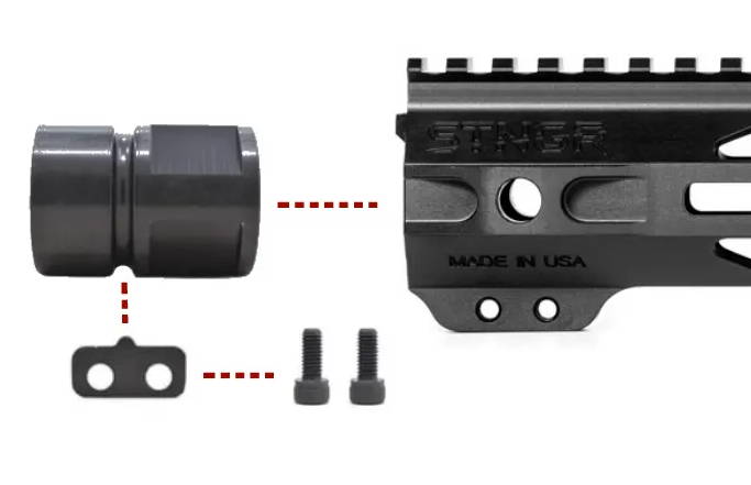STNGR VLCN M-LOK Free Float AR-15 Handguard