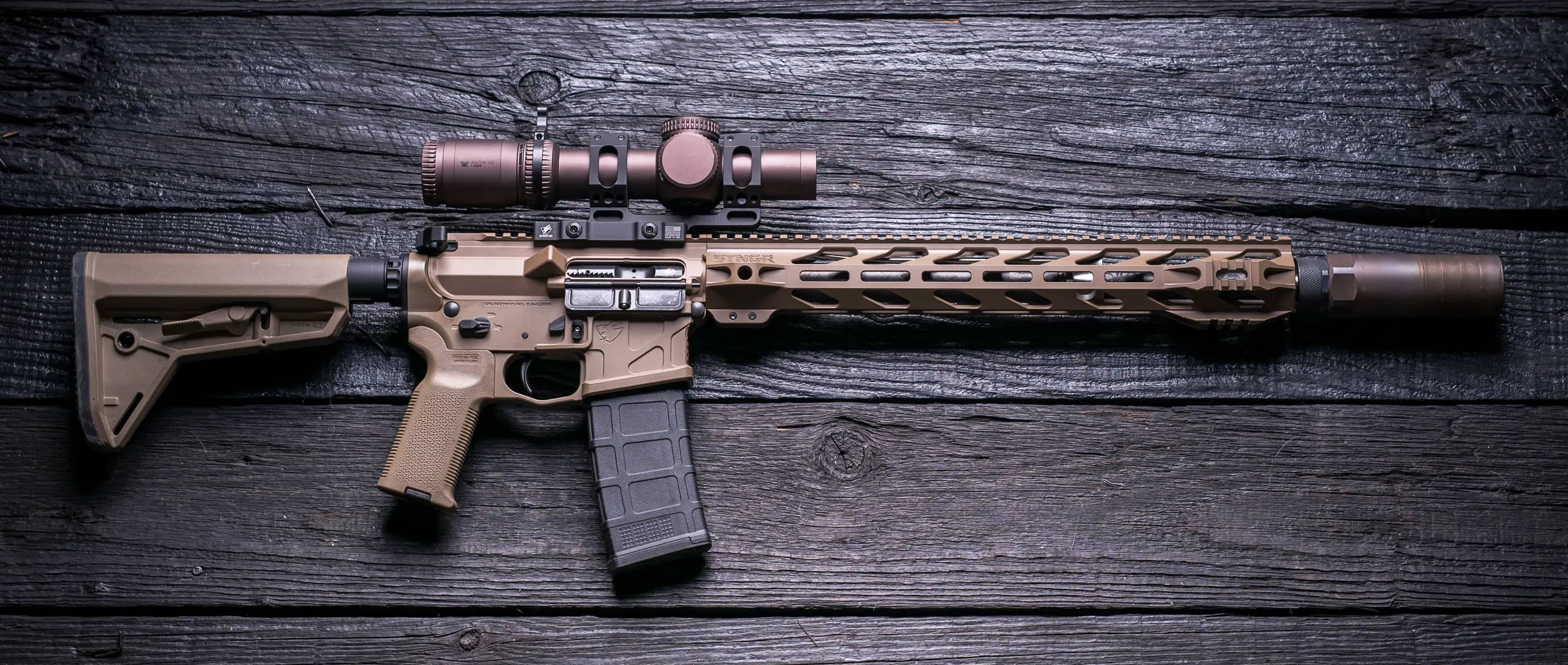 STNGR RPTR M-LOK Free Float AR-15 Handguard
