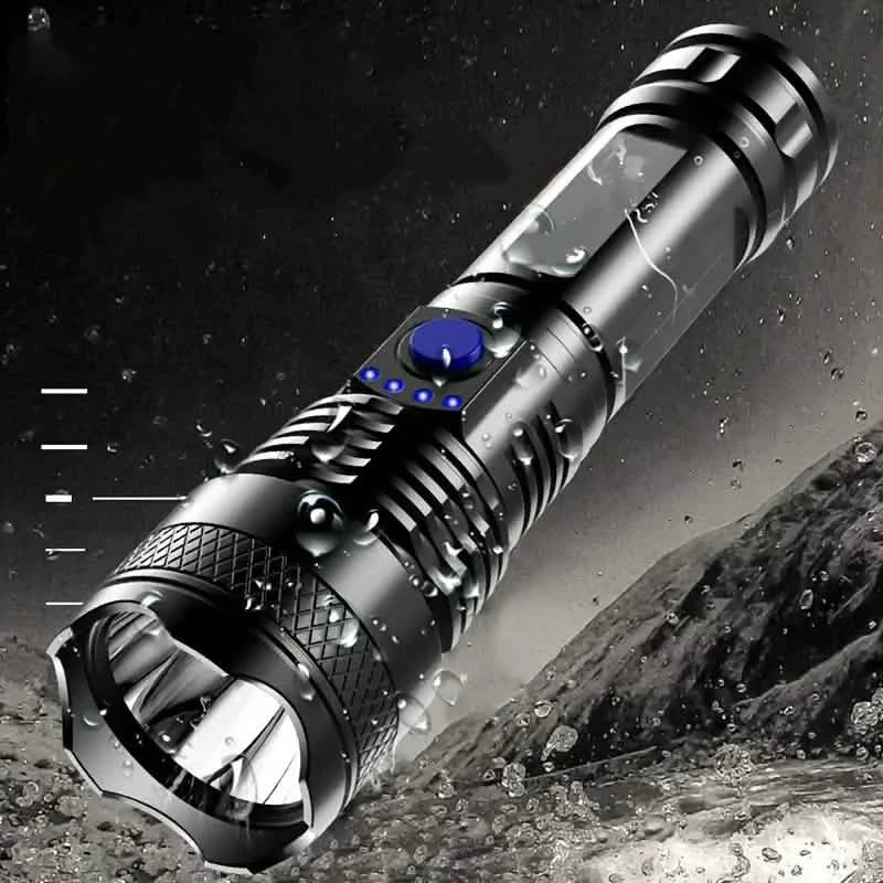 USB Rechargeable Strong Light Flashlight