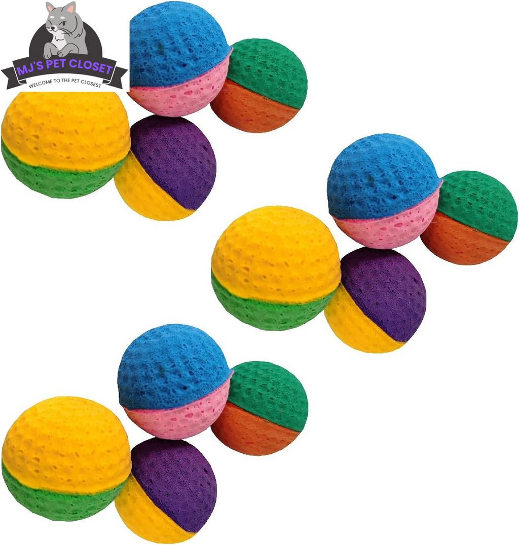 Playtime just got a whole lot cuter with our Mini Cat Foam Soccer Balls! 🐾🎉 Perfect for your furry friend! 🐱💚💙 #CatToys #PetPlaytime