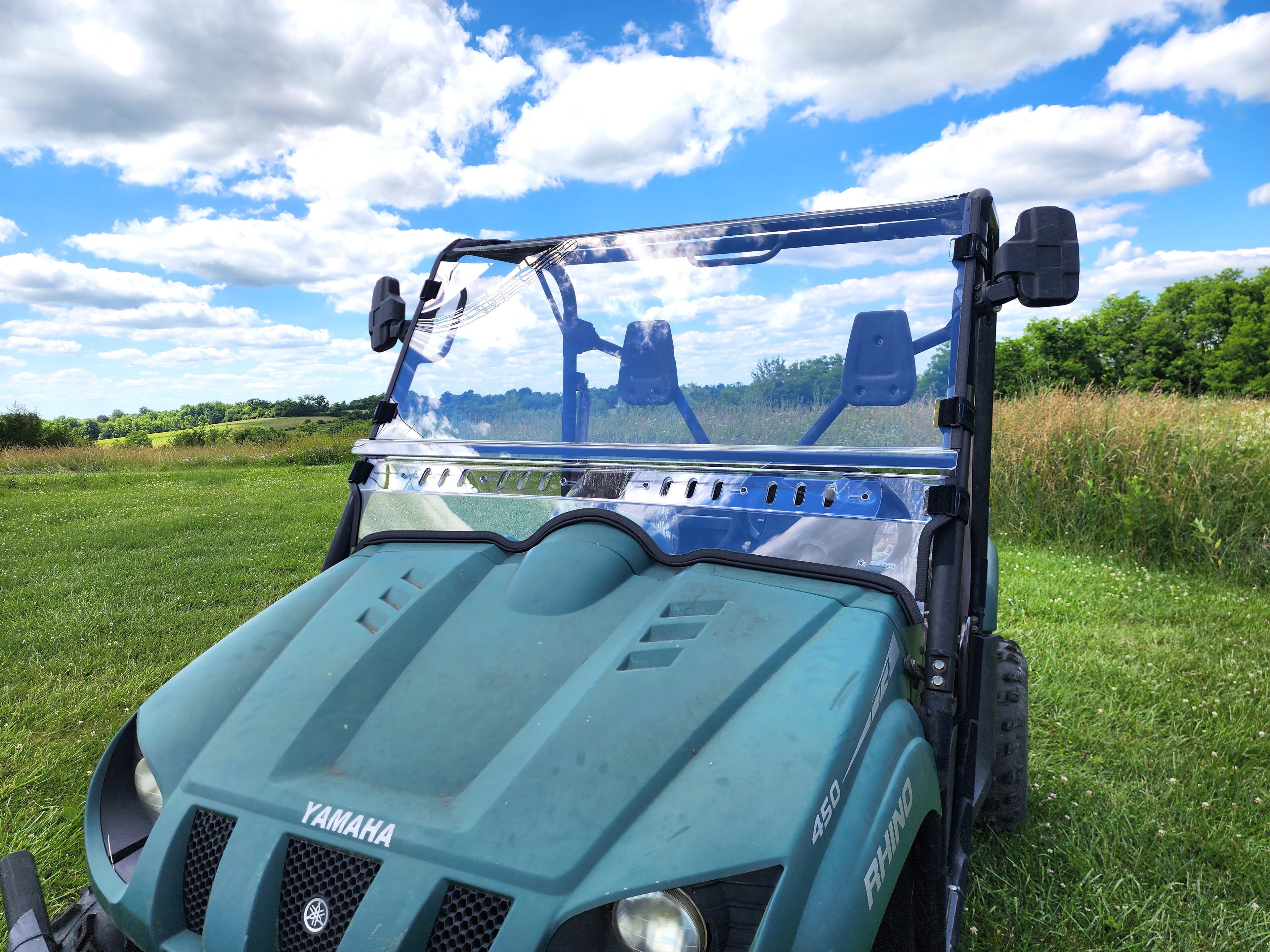 Yamaha Rhino - 2 Pc Scratch-Resistant Windshield