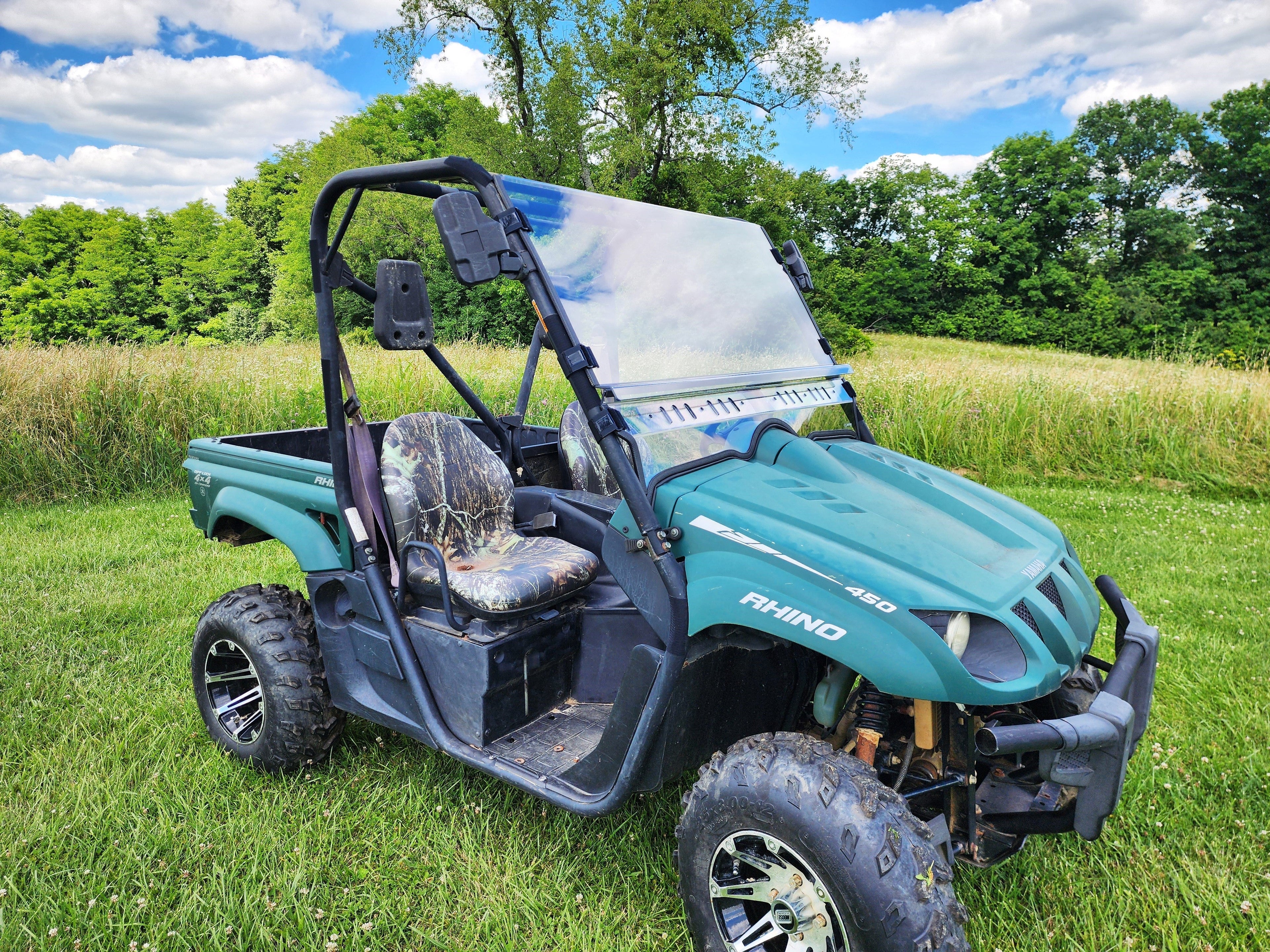 Yamaha Rhino - 2 Pc Scratch-Resistant Windshield