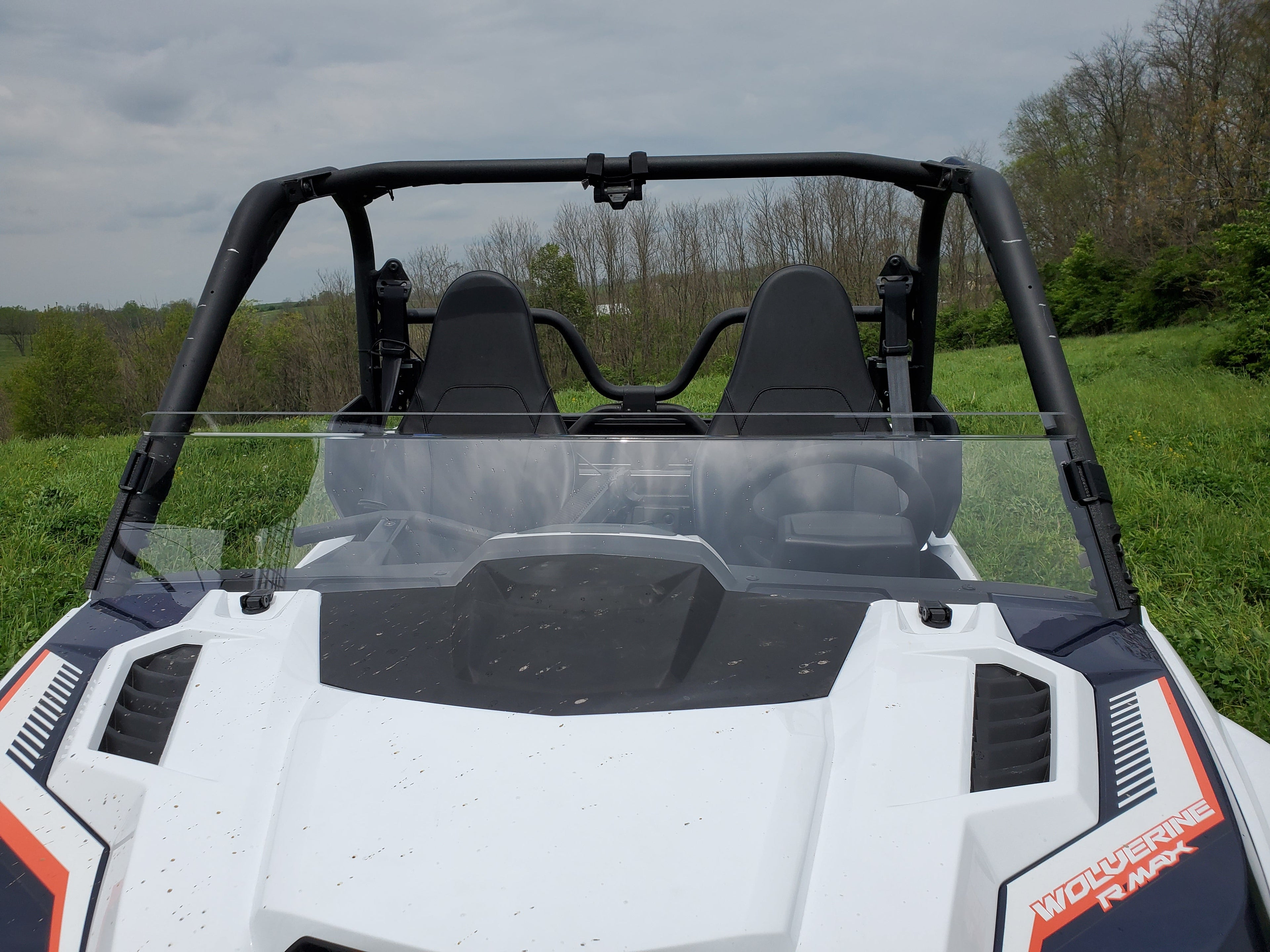 Yamaha Wolverine RMAX 4-1000 - Half Windshield w/Scratch Resistant Option