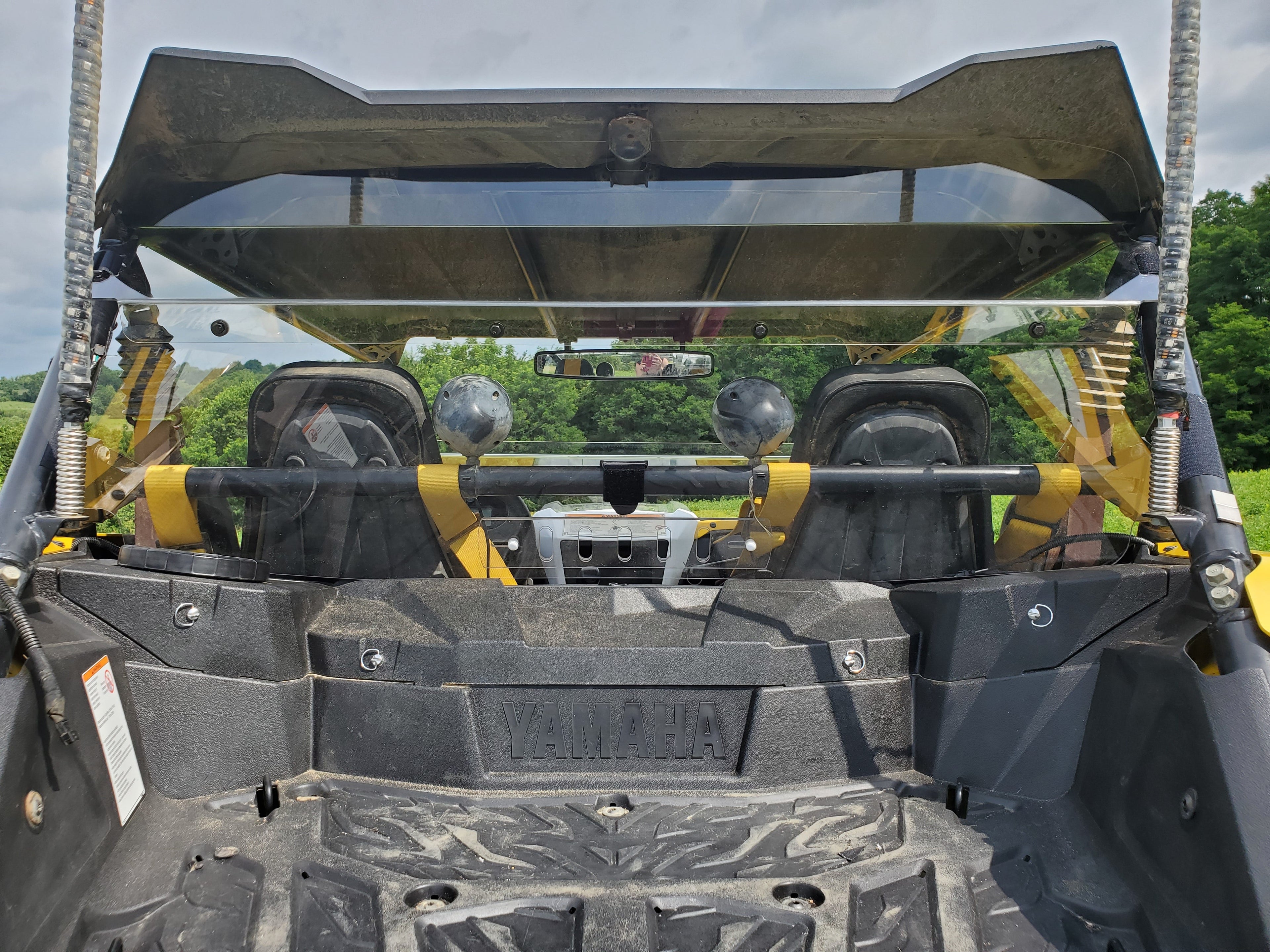 Yamaha YXZ 2016-2018 - 2 Pc Lexan Back Panel w/Vent Option