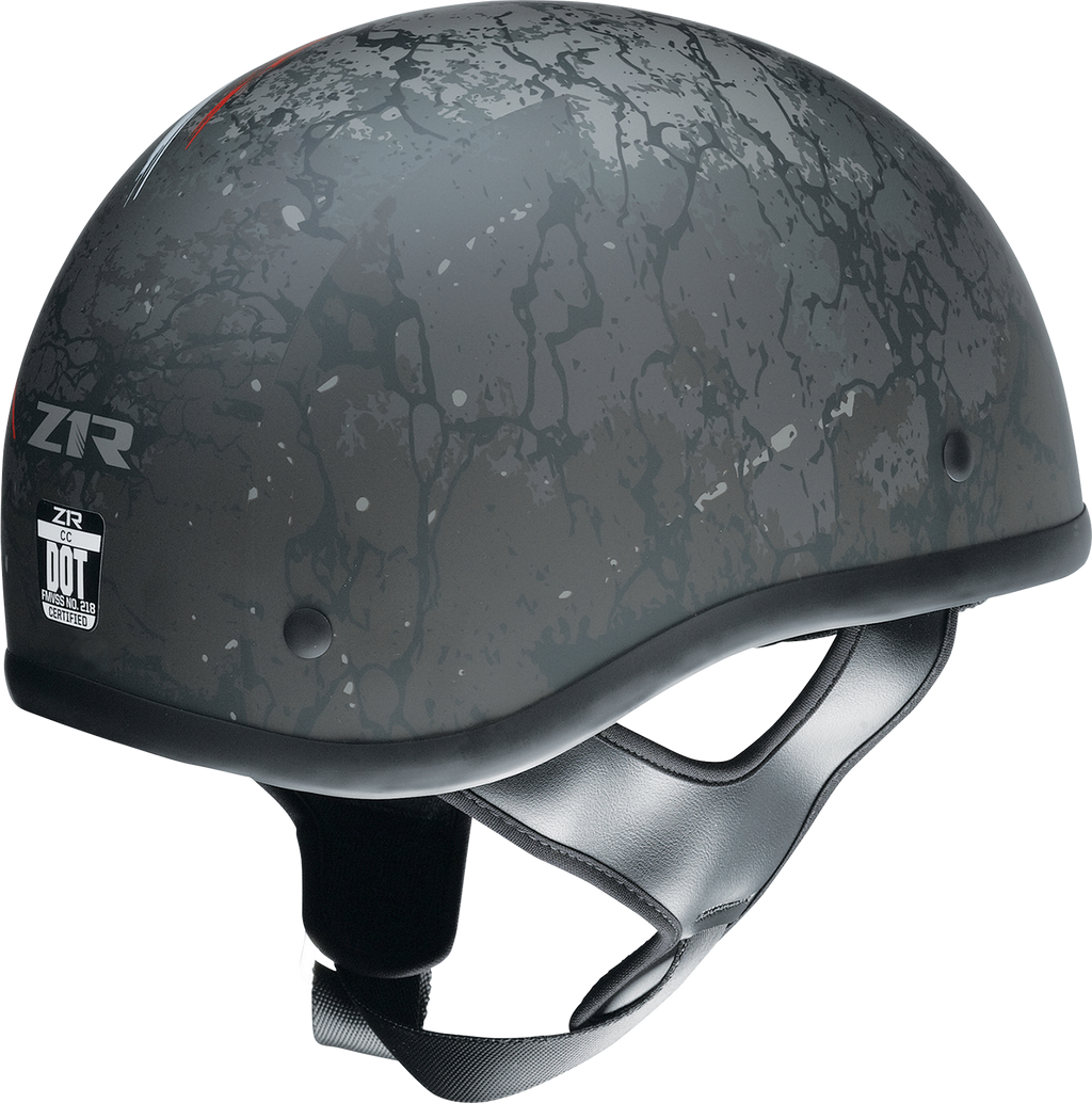 Z1R, Z1R CC Beanie Helmet Justice Series - Black/Red/White/Blue, XL (Part# 0103-1407)