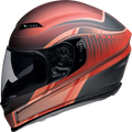 Z1R, Z1R Jackal Helmet Dark Matter Red Medium 0101-14850 - Advanced Aerodynamic Motorcycle Helmet with Sun Visor and Ventilation