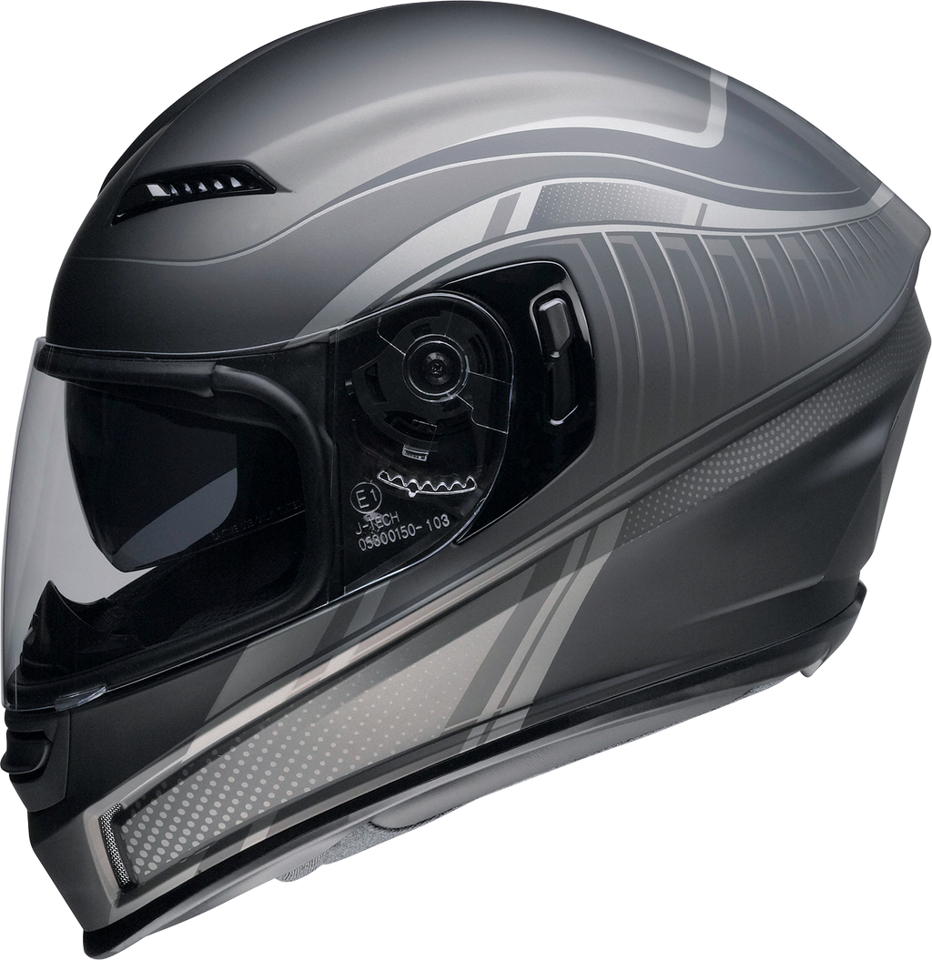 Z1R, Z1R Jackal Helmet Dark Matter Stealth 3XL – Injection-Molded Polycarbonate Shell with Advanced Ventilation
