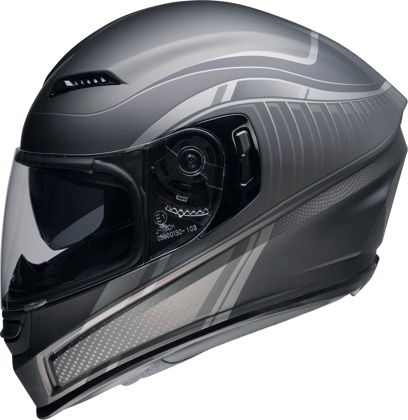 Z1R, Z1R Jackal Helmet Dark Matter Stealth 3XL – Injection-Molded Polycarbonate Shell with Advanced Ventilation