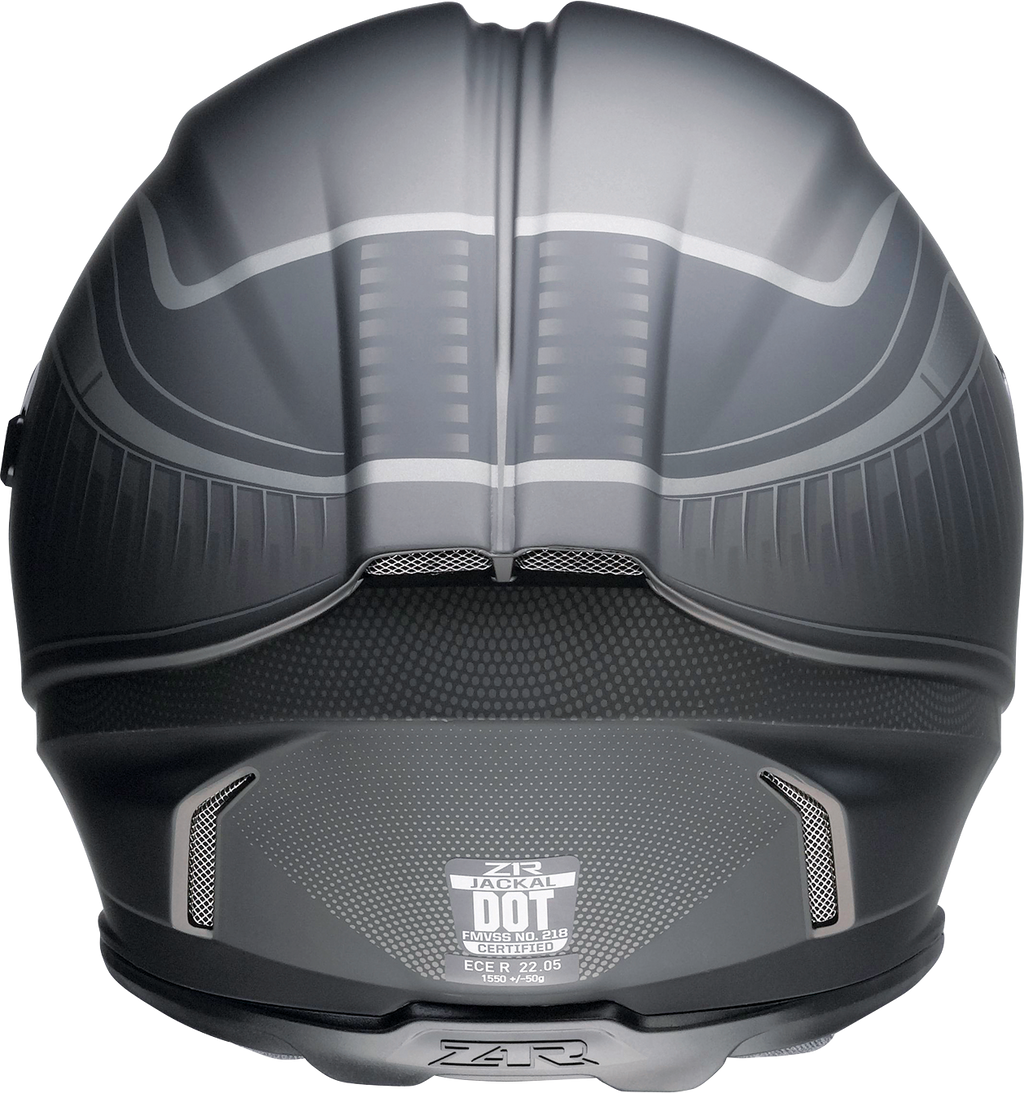 Z1R, Z1R Jackal Helmet Dark Matter Stealth 3XL – Injection-Molded Polycarbonate Shell with Advanced Ventilation