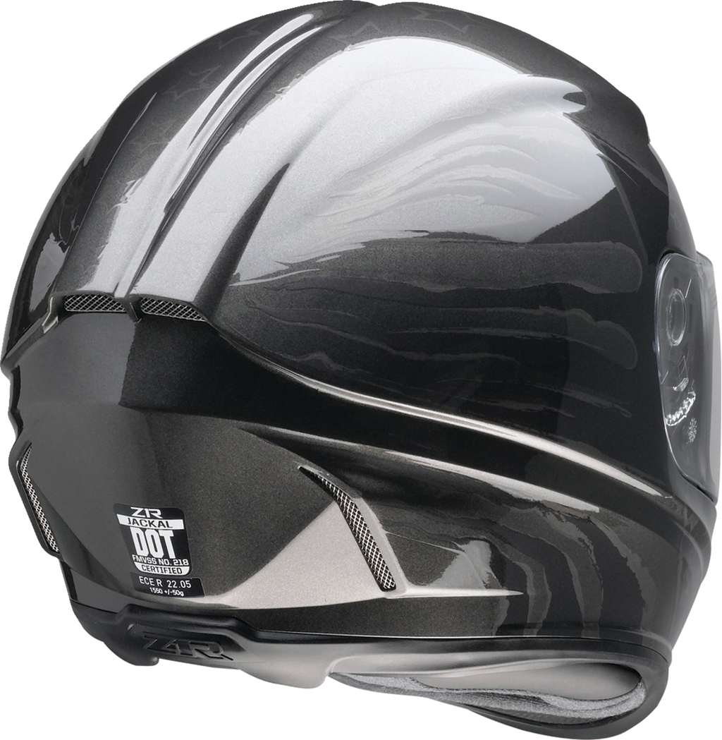 Z1R, Z1R Jackal Patriot Stealth Motorcycle Helmet 3XL by Z1R - Part 0101-15432