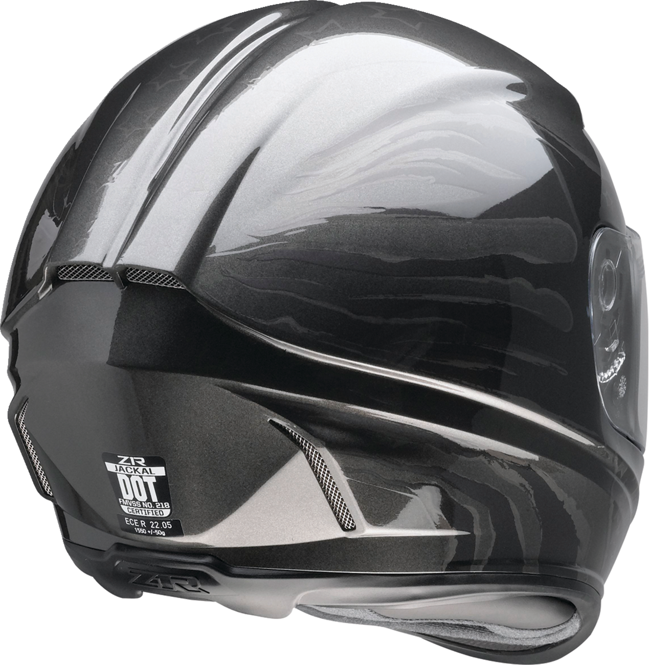 Z1R, Z1R Jackal Patriot Stealth Motorcycle Helmet 3XL by Z1R - Part 0101-15432