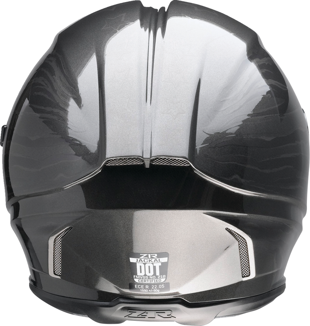 Z1R, Z1R Jackal Patriot Stealth Motorcycle Helmet 3XL by Z1R - Part 0101-15432