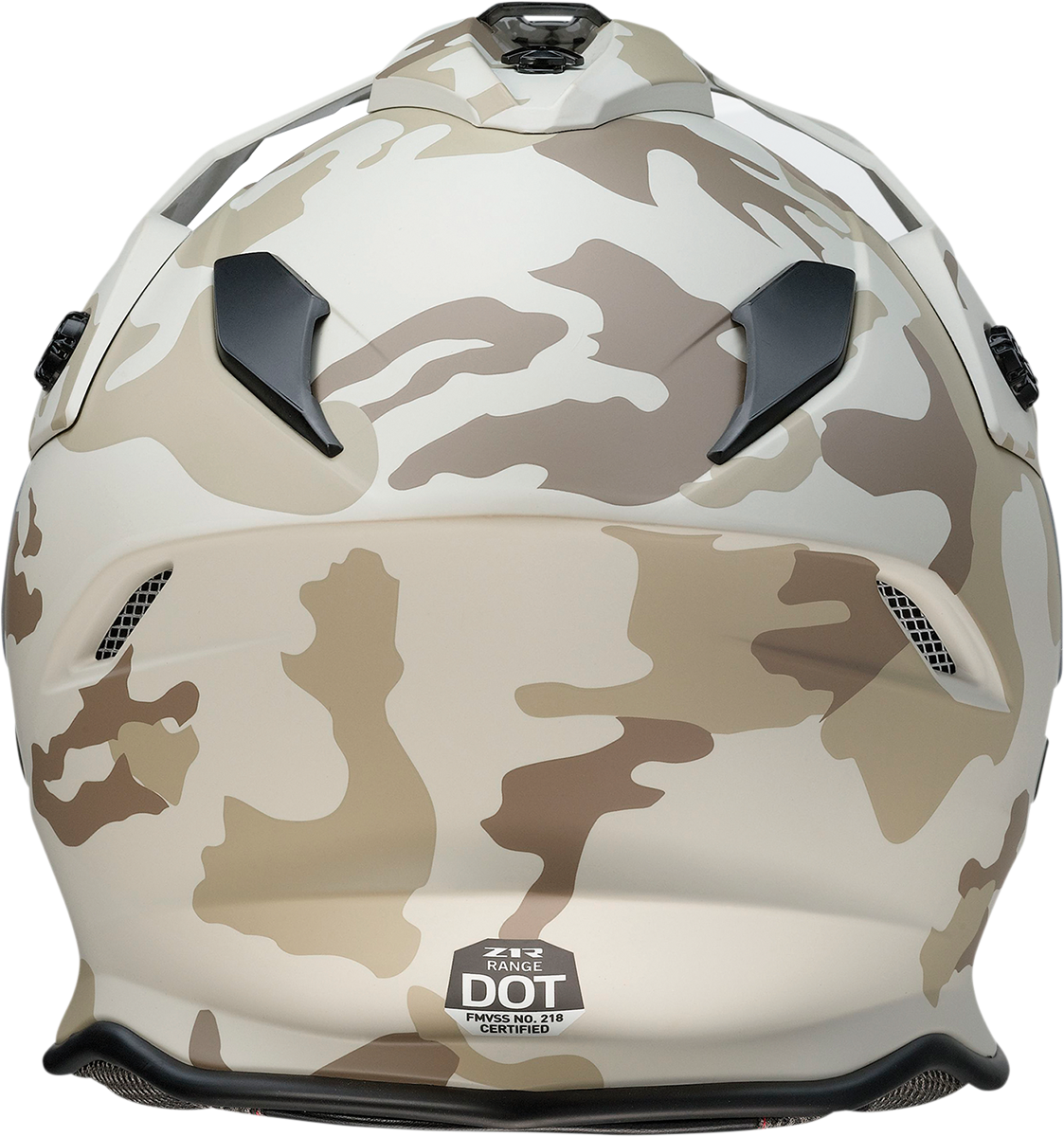 Z1R, Z1R Range Helmet - Camo Desert, 2XL by Z1R with Polycarbonate Shields and Drop Down Sun Visor