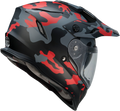 Z1R, Z1R Range Helmet - Camo Red, Model 0140-0095, Medium Size