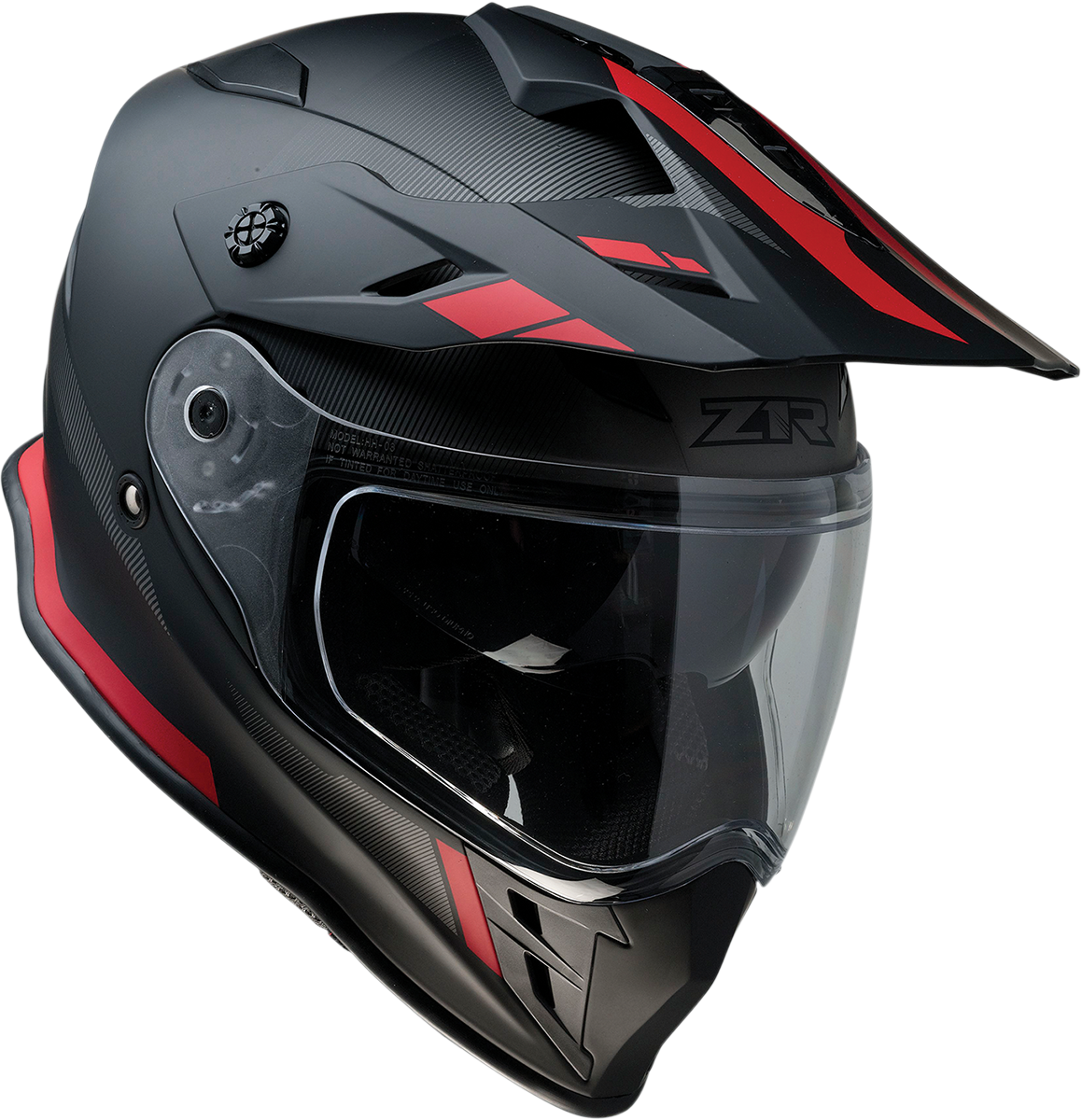 Z1R, Z1R Range Helmet - Uptake Black/Red - Large (Part No. 0140-0016)