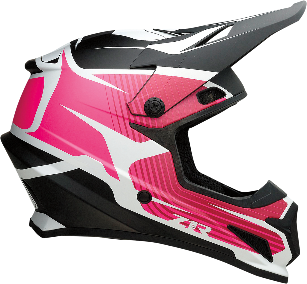 Z1R, Z1R Rise Helmet Flame Pink 3XL with Enhanced Ventilation and Removable Liner