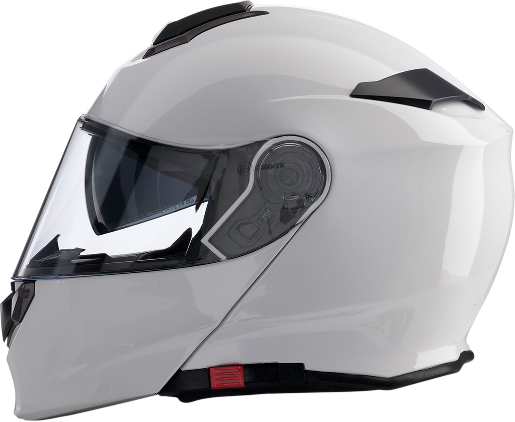 Z1R, Z1R Solaris Modular Helmet 3XL by Z1R - White with Drop-down Sun Visor and Removable Liner
