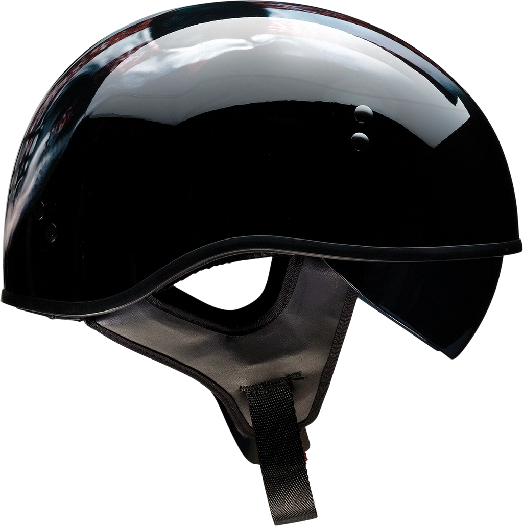 Z1R, Z1R Vagrant Helmet USA Skull Black Small 0103-1308 - Motorcycle Helmet with Drop-Down Sun Visor and Removable Liner